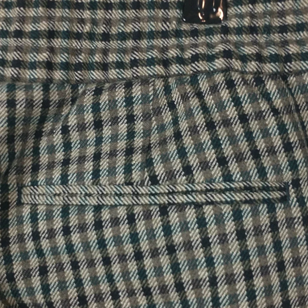 Acne Studios Wool Trousers Mens 44 XS Plaid Brown Black Check Tweed